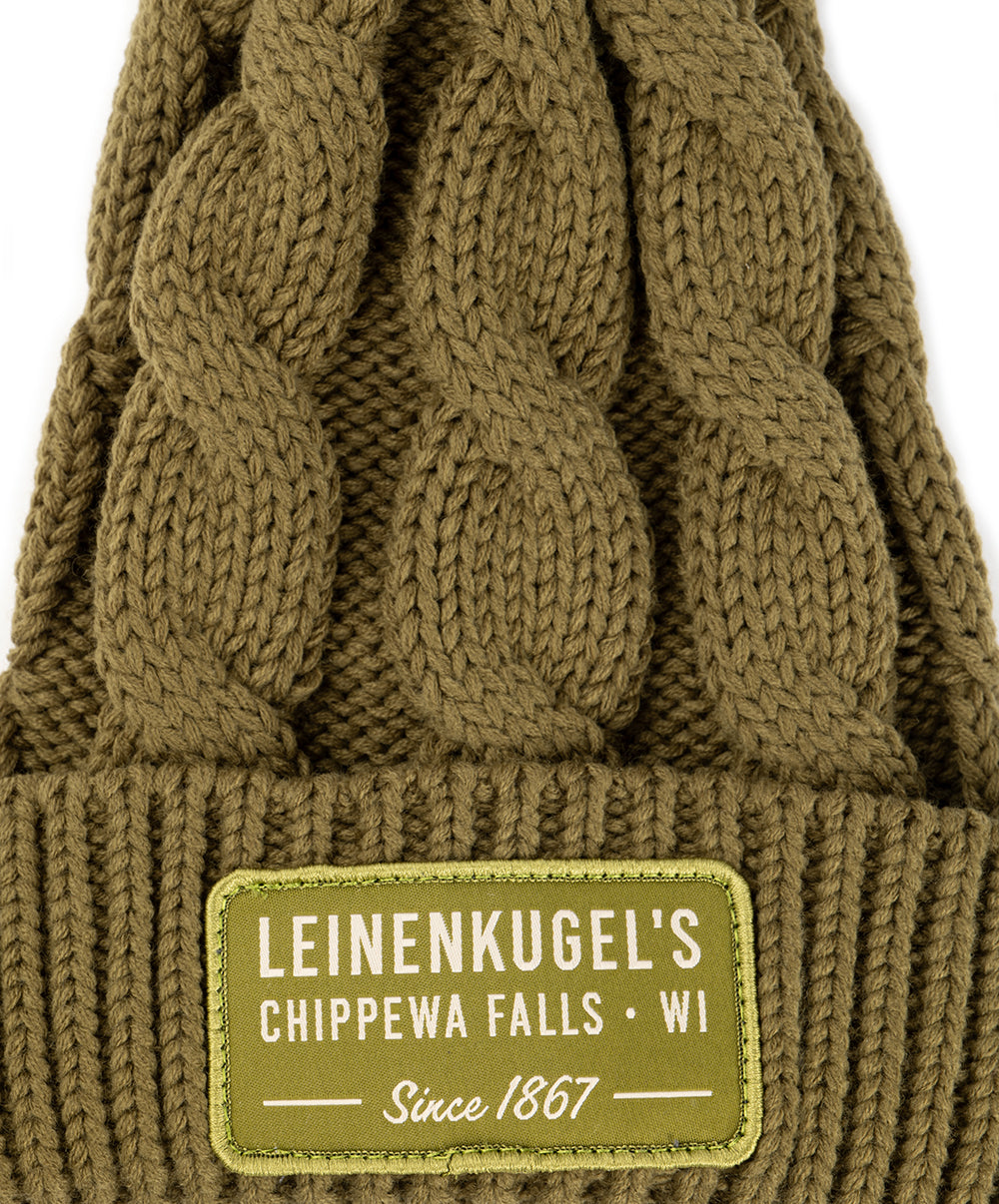 LADIES CHUNK TWIST BEANIE