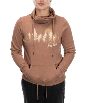 LADIES SALTED CARAMEL COWLNECK