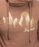 LADIES SALTED CARAMEL COWLNECK