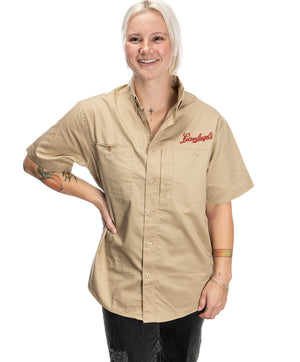 CHANNING KHAKI WORK SHIRT