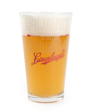 FLOAT THE CANOE PINT GLASS