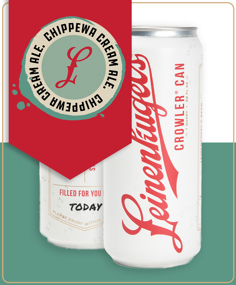 CHIPPEWA CREAM ALE CROWLER CAN
