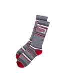 LEINIE LDG VARIED STRIPE SOCKS