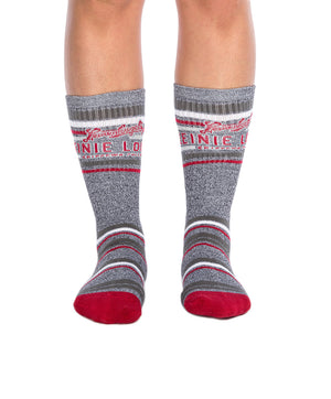 LEINIE LDG VARIED STRIPE SOCKS