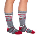 LEINIE LDG VARIED STRIPE SOCKS