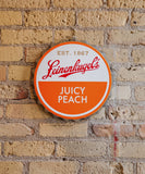 JUICY PEACH BOTTLE CAP SIGN