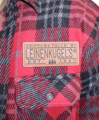 Cabernet Patch Flannel
