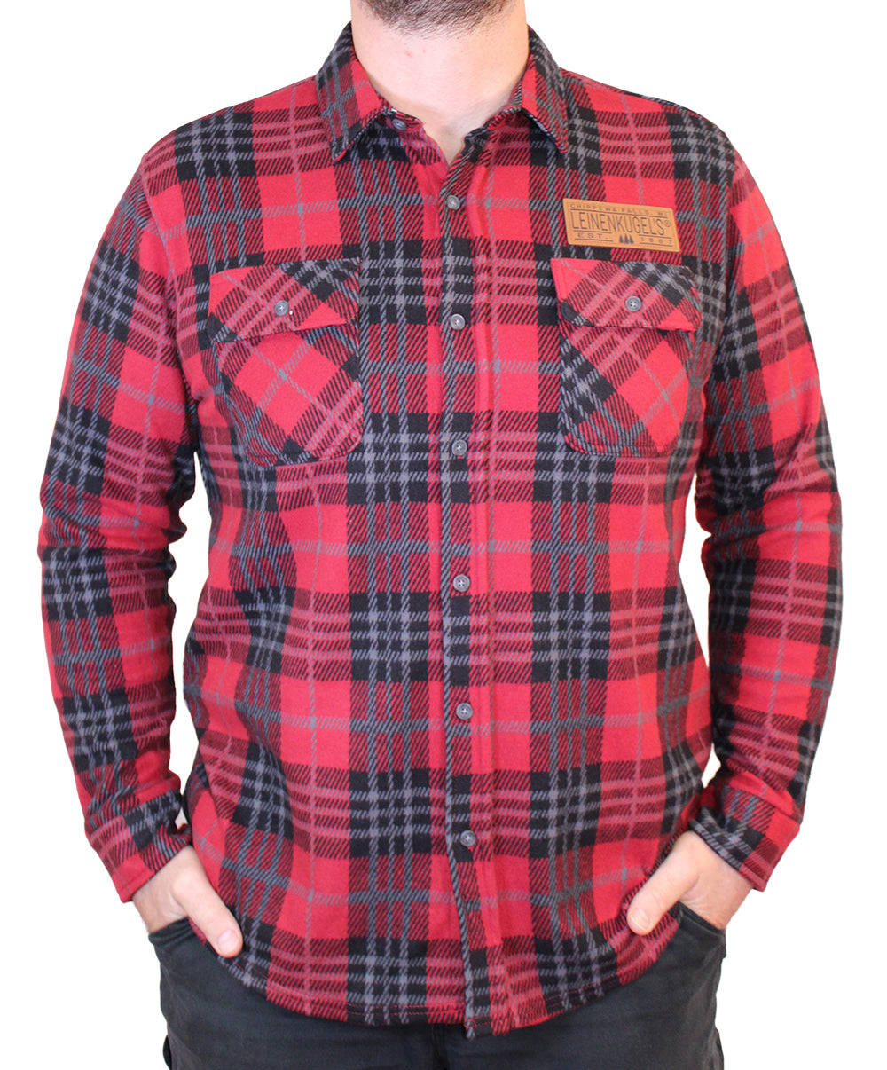 Cabernet Patch Flannel