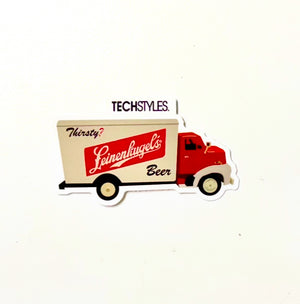 MINI BEER TRUCK STICKER