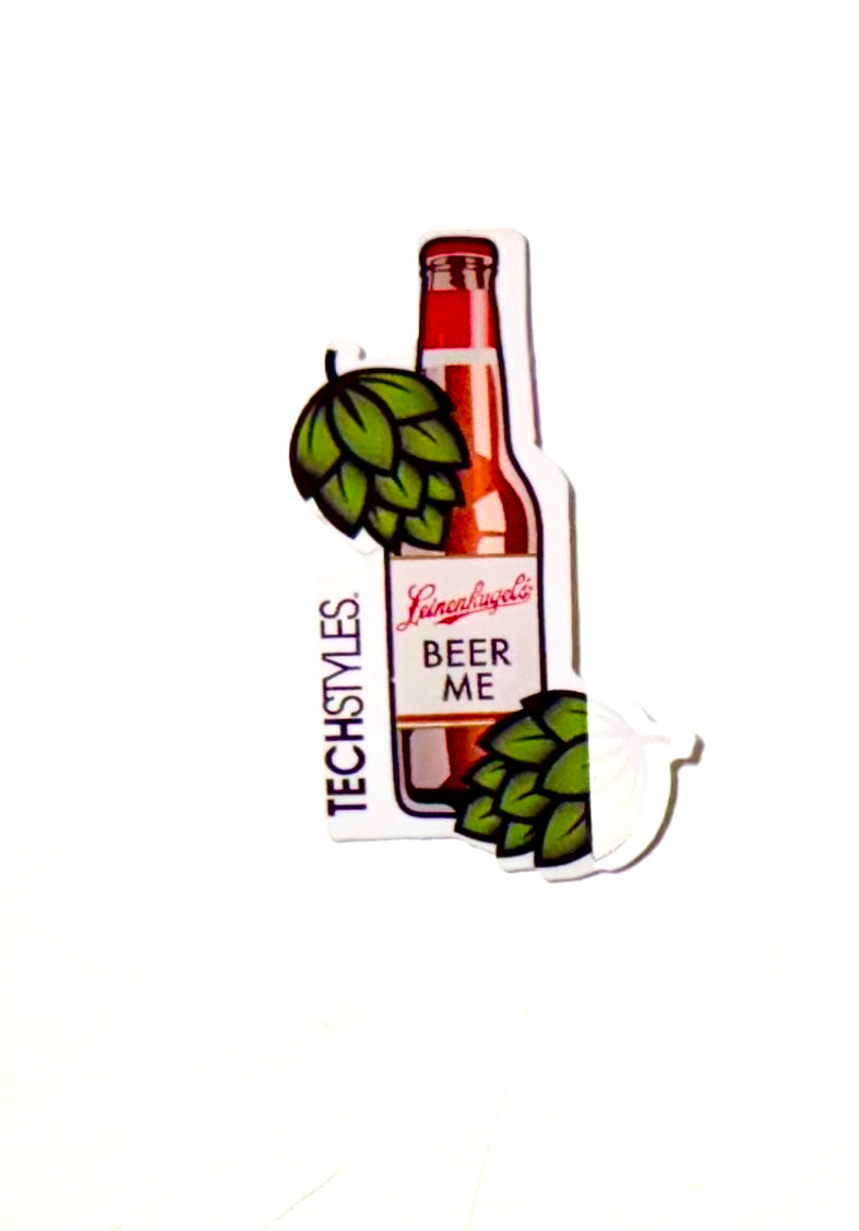 MINI BEER ME STICKER