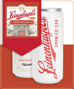 J. SPRING BREWERY ALE CROWLER