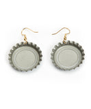 BOTTLE CAP EARRINGS HONEY WEISS