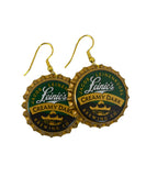 BOTTLE CAP EARRINGS LEINIE LIGHT