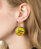 BOTTLE CAP EARRINGS OKTOBERFEST