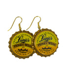 BOTTLE CAP EARRINGS LEINIE LIGHT