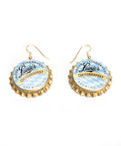 BOTTLE CAP EARRINGS LEINIE LIGHT