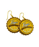 BOTTLE CAP EARRINGS LEINIE LIGHT