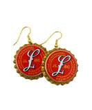 BOTTLE CAP EARRINGS LEINIE LIGHT