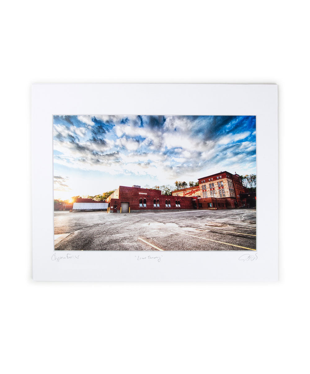 8X12 MATTED BREWERY SUNRISE