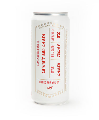 RED LAGER CROWLER