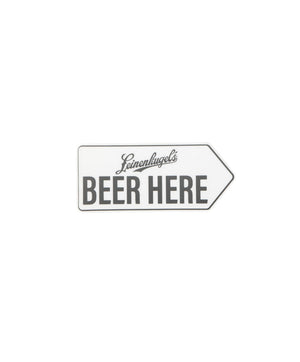 MINI BEER HERE STICKER