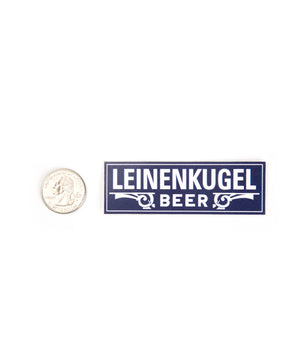 MINI COBALT BEER STICKER