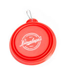 RED COLLAPSIBLE PET BOWL