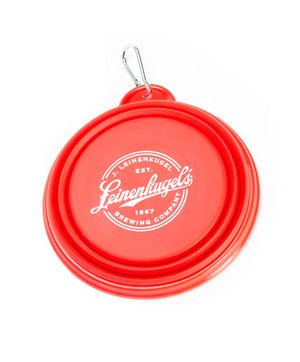 RED COLLAPSIBLE PET BOWL