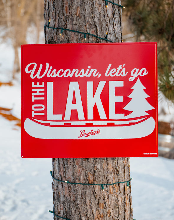 To the Lake Metal Sign