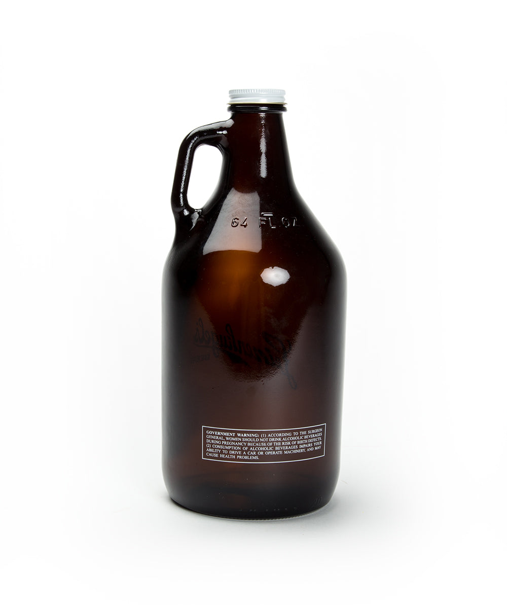 64 OZ AMBER GROWLER