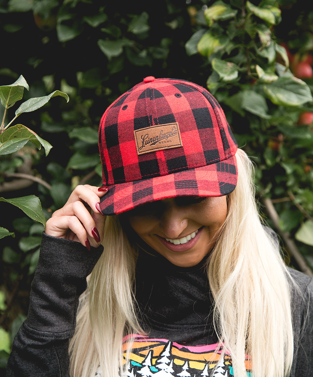 PLAID PATCH HAT