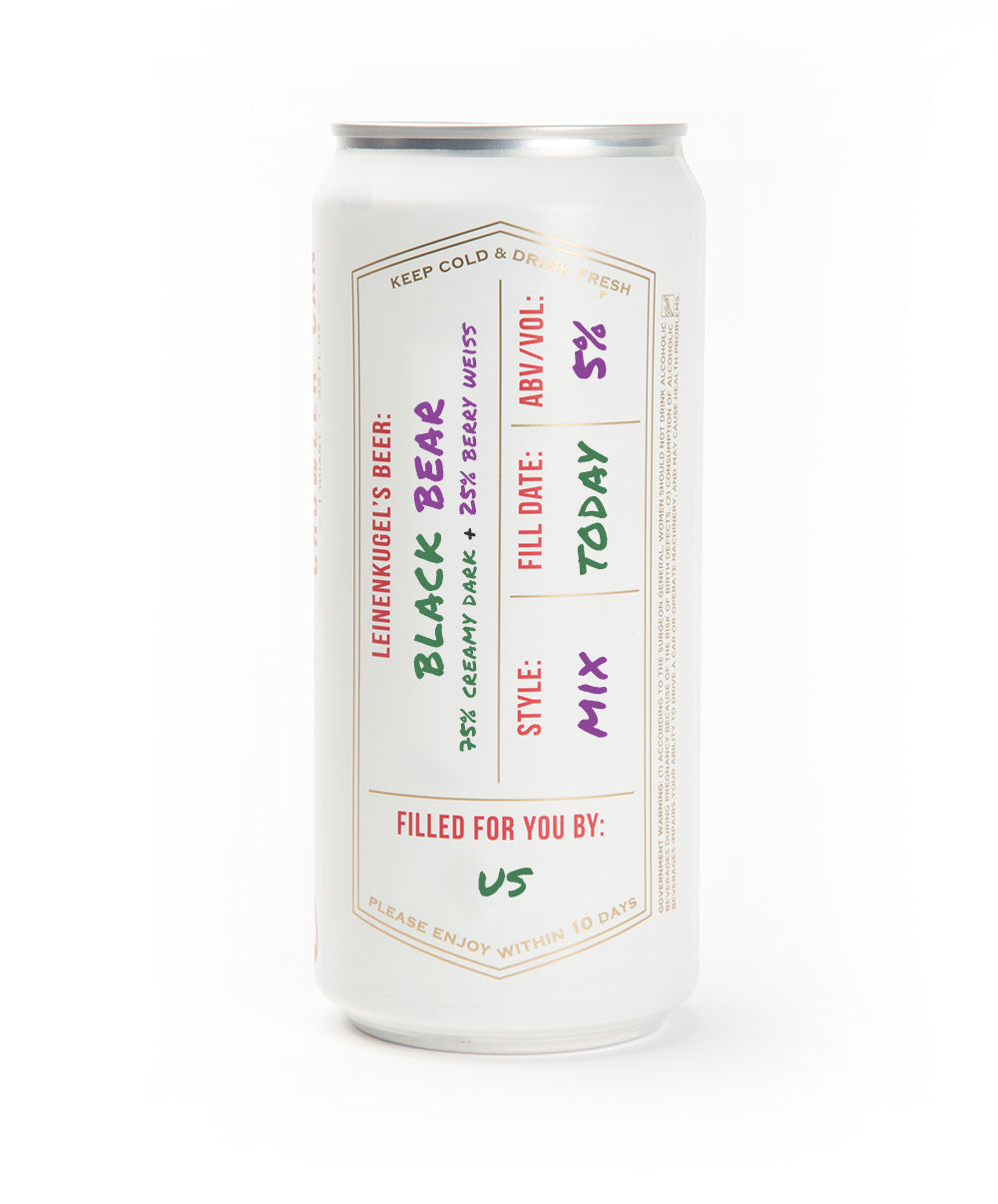 BLACK BEAR CROWLER CAN MIX