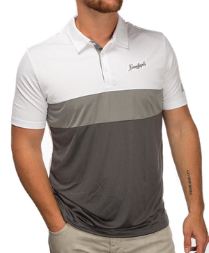 THREE STRIPE ADIDAS POLO