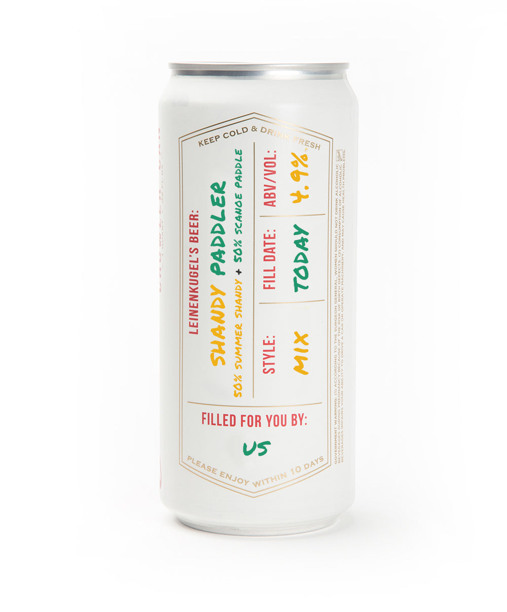 SHANDY PADDLER CROWLER CAN MIX